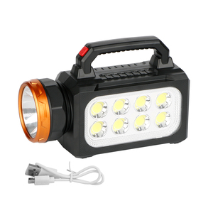 Lámpara portátil de tres fuentes de luz multifuncional para el hogar, acampar al aire libre, Banco de energía de emergencia, carga solar - Product Image 2