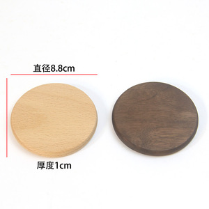 酒吧厨房家庭餐桌装饰木茶咖啡杯垫耐热方形圆形饮料杯垫 - Product Image 6