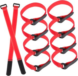Sujetador de cinta de gestión de cables de alambre, ajustable, reutilizable, colorido, tamaño personalizado, logotipo impreso, correas de gancho y bucle, hebilla de cinturón - Product Image 1
