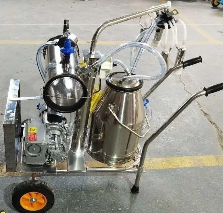 Multifunctionele Handmatige Melkmachine Voor Koe Geit Melkveebedrijf Shake Power Equipment Multifunctionele 10l Vacuüm Type Automatisch