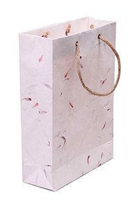 衣類の靴のための300 Gsm植栽可能なペーパークラフトバッグ結婚式の機会12x10x4インチワイルドフラワースタイルAmazonFBA準拠