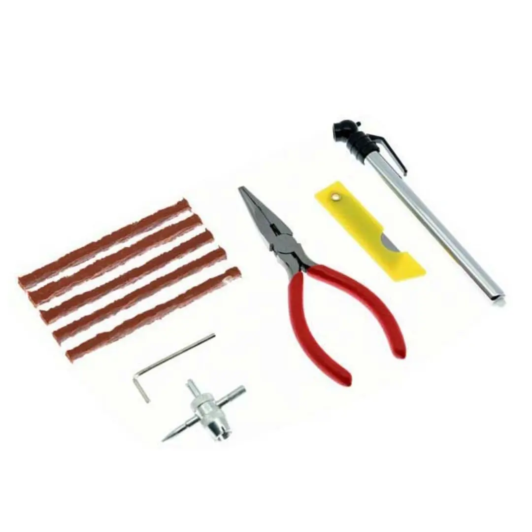 Heavy Duty Tire Plug Kit, Universal Tire Repair Tools to Fix Punctures and Plug Flats Patch Kit