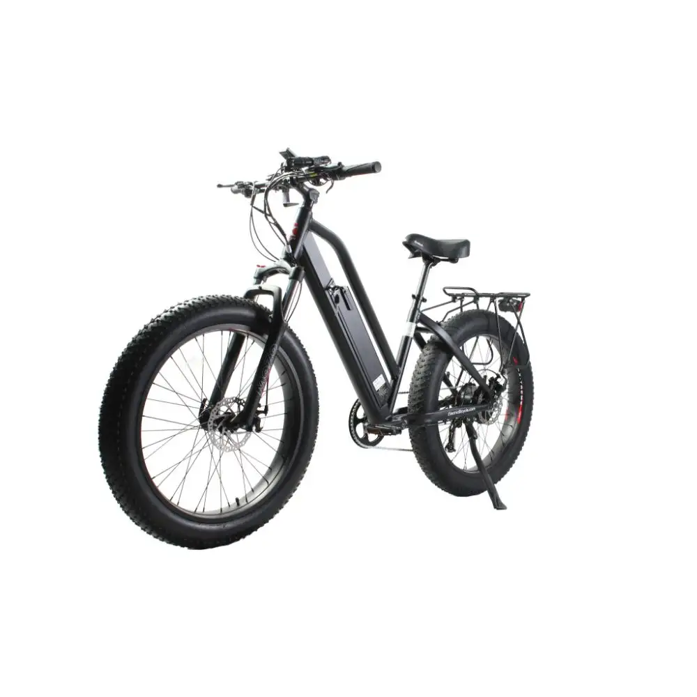 Batterie au lithium intégrée 17 AH 48 Volt 17 Amp Fat Tire Step-Through Vélo de montagne électrique fabriqué au Japon