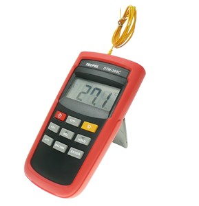 TECPEL DTM-305C เทอร์โมมิเตอร์ดิจิตอลพร้อมขั้วต่อเทอร์โมคัปเปิลชนิด K สำหรับการทดลองชุดวัดอุณหภูมิอุตสาหกรรม - Product Image 1
