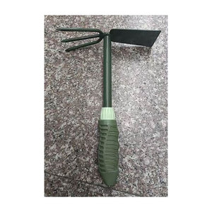 最好的价格是一流的小型蔬菜种植两端手柄工具双头花园耙 - Product Image 1