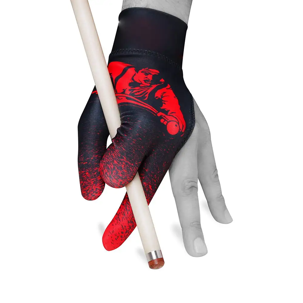 Three Finger Left Elastic Cue Stretchable Hand Protection Pool Shooter Safeguard Training Sport Snooker Billiard Gloves