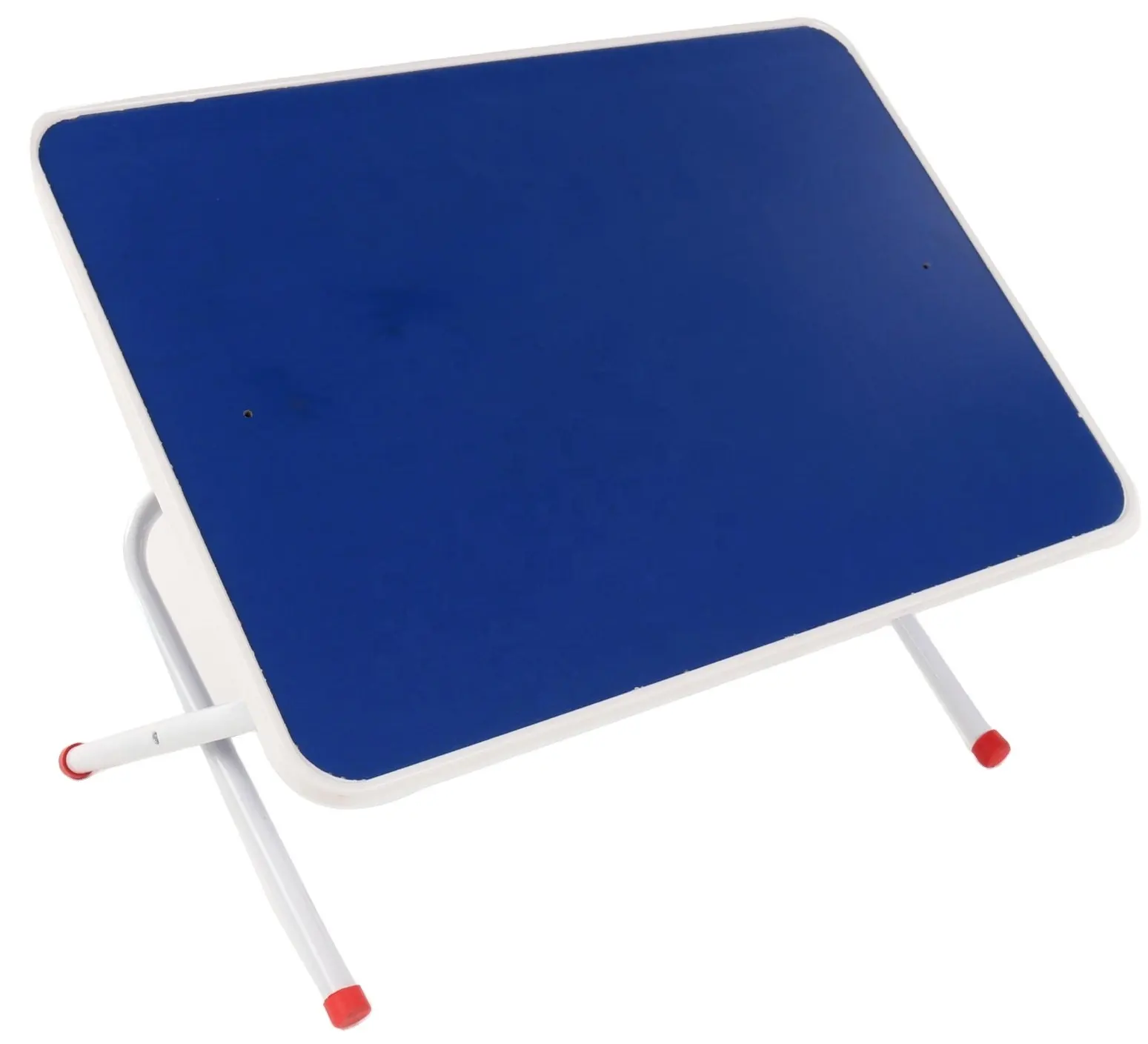 Nuovo arrivo bordo sagomato in plastica tavolo regolabile dal Design italiano con lavagna per scrivere e strofinare scrivania rossa salvaspazio pieghevole