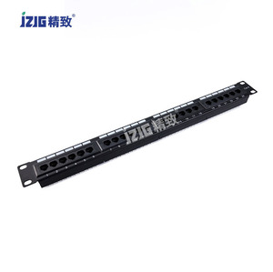 24-Port 1U 19inch Cat5/Cat6 Unshielded Network <strong>Patch</strong> <strong>Panel</strong> for Server Cabinet 1st Choice for Efficient Connectivity - Product Image 1