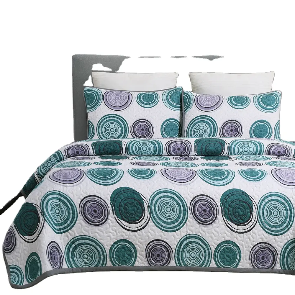 Holesale Microfibra uuilts evereversible edatchwork overoverlets Floral Bedding et ll easeason uuilts para juego de cama