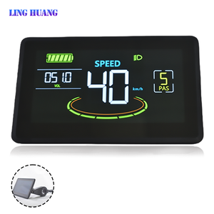 Universal Wired <strong>Cycle</strong> <strong>Computer</strong> Cycling Speed <strong>Computer</strong> 24V-60V PAS Modes Error Alerts Waterproof for Ebike/Scooter/Fatbike - Product Image 1