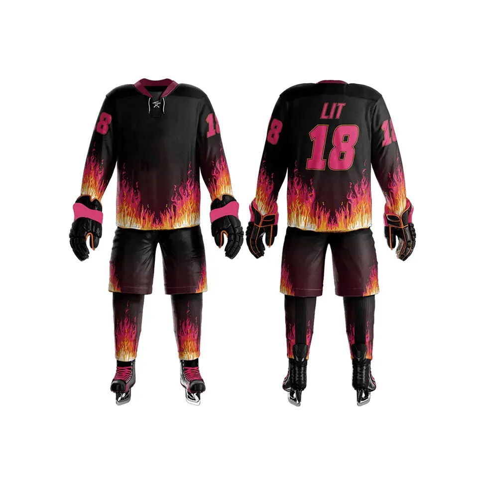 Vêtements de Hockey sur glace de qualité supérieure, maillots et Shorts personnalisés pour jeunes hommes, uniforme de Hockey sur glace, vente en gros