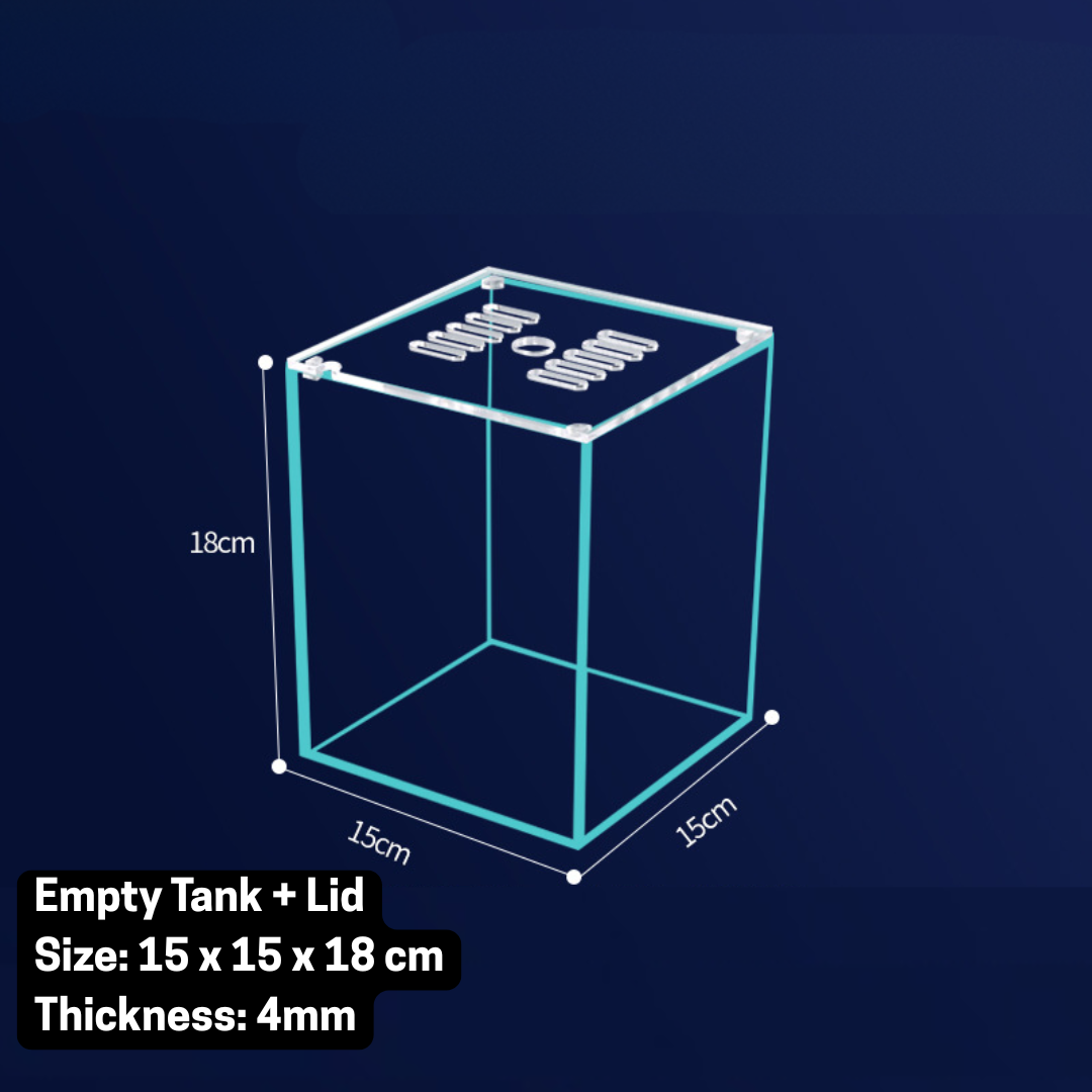 15x15x18 Empty Tank + Tank Lid