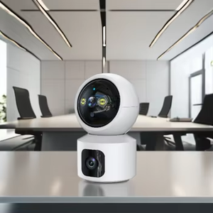 Nueva cámara de seguridad WiFi para el hogar inteligente Tuya, doble lente, cámara interior de 360 grados, función de Audio bidireccional, cámara de bebé de dos vías, nuevo - Product Image 4