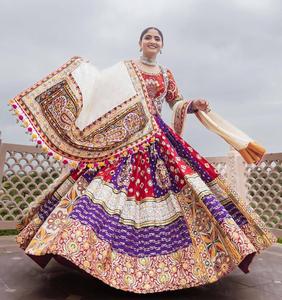 Ethnic Navratri Lehenga Choli Set for Women Premium Kutch Embroidery &amp; Bandhani <strong>Ghagra</strong> for Weddings &amp; Festivals - Product Image 2