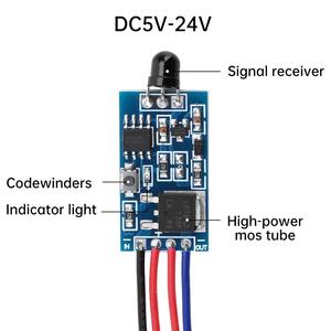 DC2.5V-5V/DC5V-24V Infrared Remote Control Receiving <strong>Module</strong> <strong>Learning</strong> Type <strong>Code</strong> Remote Control Transmitting Receiver - Product Image 6