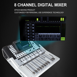 DM12 profesyonel dijital mikser 12 kanallar DJ stüdyo ve canlı performansları için özel dayanıklı Metal malzeme - Product Image 4