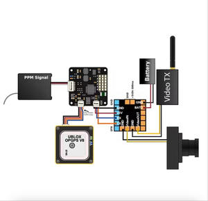 QZ BOM Ultra Small Mini OSD <strong>FPV</strong> <strong>Video</strong> Overlay Module for sp racing F3/Naze32/CC3D/F4/F7 Flight Controller - Product Image 3