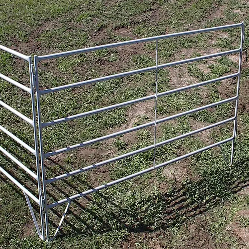 Cercado de corral de 12 pies y 10 pies, paneles de ganado, panel de corral, paneles de valla de caballo, cercado de riel de Rancho de metal para agricultura