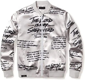 USA <strong>UK</strong> for WORLD Satin Bomber Jacket - Product Image 5