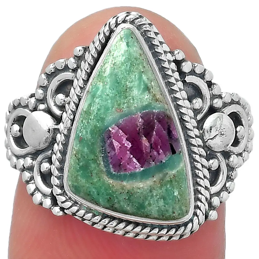 Кольцо из натурального рубина 925 стерлингового серебра s.7.5, ювелирное изделие SDR150011, R-1170 кольцо с синергическим камнем, модные кольца