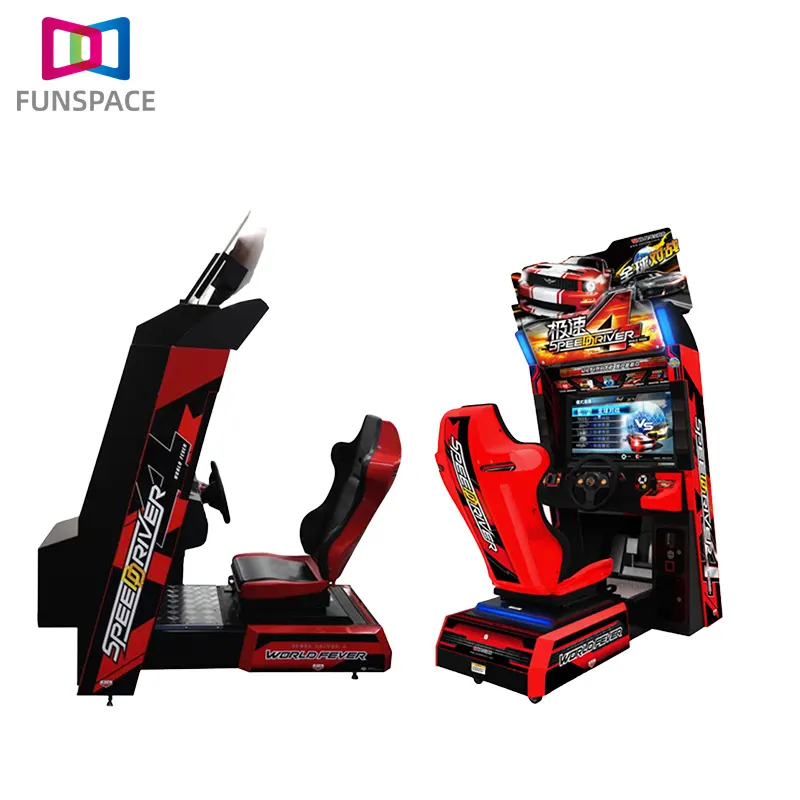 Arcade Car Simulator Speed Racing 4 Spiel automat Münz betriebene Spiele Fast Car Furious Racing für Game Zone