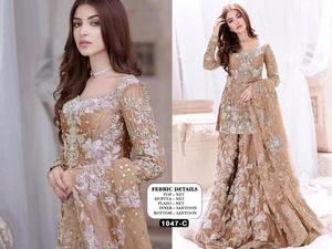 Yüksek kaliteli pakistan tarzı özel parti giyim ağır işlemeli çalışma ile Salwar Kameez hindistan