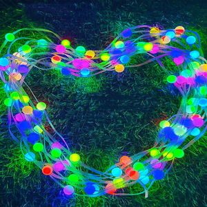 Festival de vacaciones Decoración Cambio de color Aplicación Control remoto Rgb String Light Smart Led Ball String Fairy Lights - Product Image 6