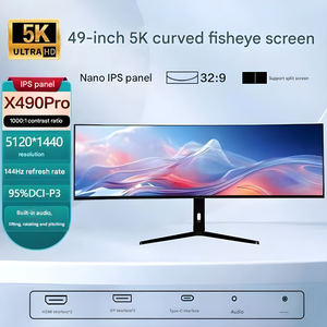 Monitor curvo de 49 pulgadas 32:9 5K para ingeniería CAD con Nano IPS HDR y soporte de entrada múltiple - Product Image 2