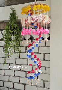Deniz kabuk-rüzgar-çanları açık dekorasyon ile İnanılmaz derin ton/rüzgar çanları açık BYS deniz kabuğu yüksek kalite - Product Image 4
