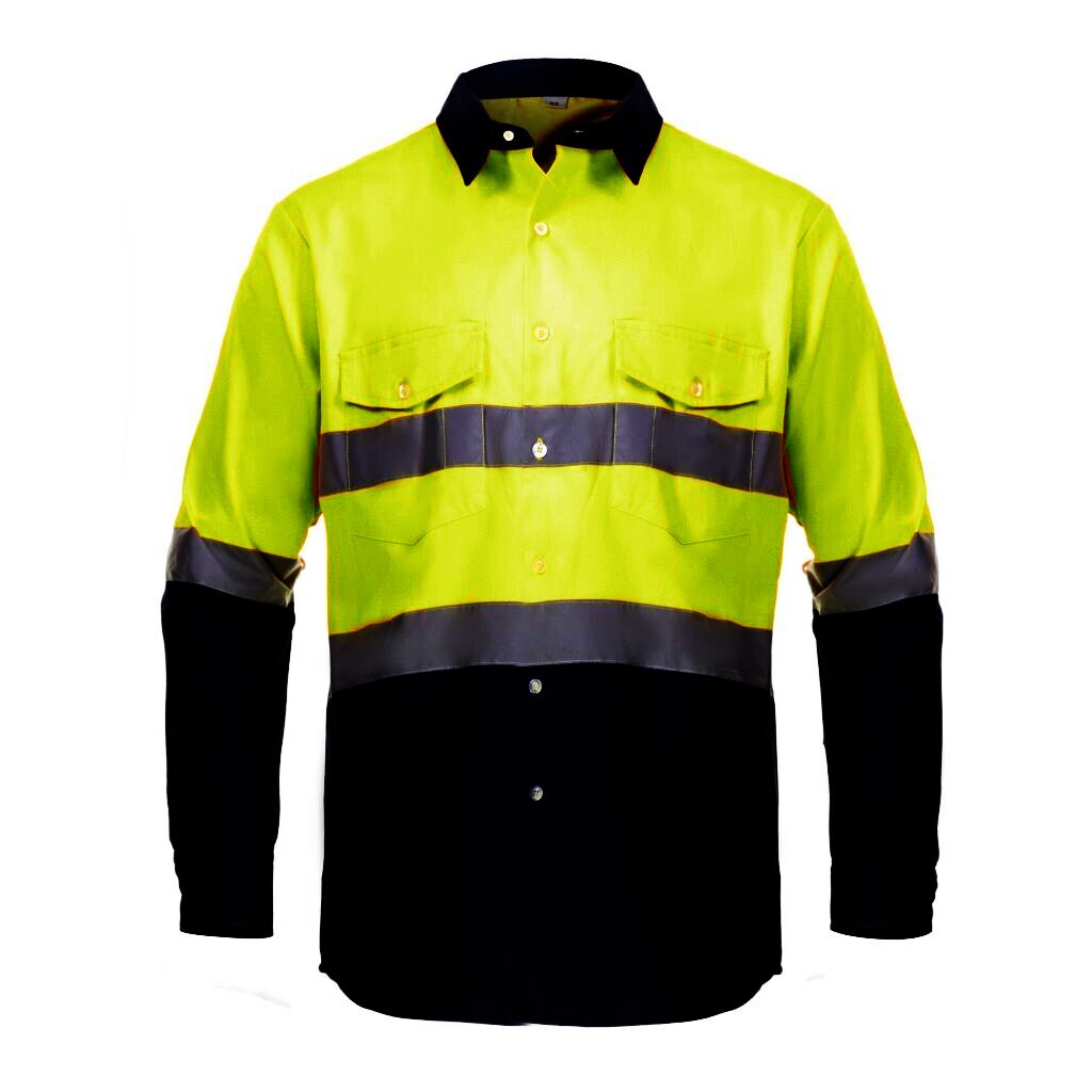 Jaune vif/Bleu marine