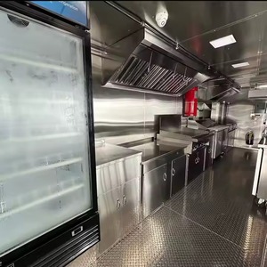 フルキッチンモバイルバートレーラー食品バンアイスクリーム & ホットドッグトラックホットドッグスタンドコンセッショントレーラー小麦粉で作られた