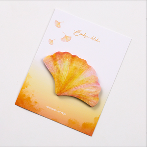 Bloc de notas personalizado con forma de hoja personalizada | Bloc de notas de papel Kraft ecológico personalizado para regalos corporativos/útiles escolares (MOQ bajo) Bloc de notas personalizado - Product Image 3