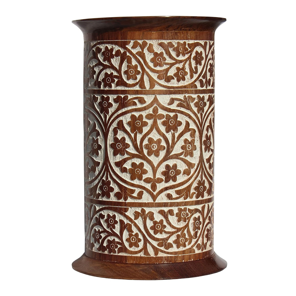 White Antique Finished