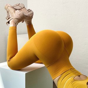 热卖女士紧缩战利品定制瑜伽裤俯卧撑运动服健身紧身锻炼打底裤