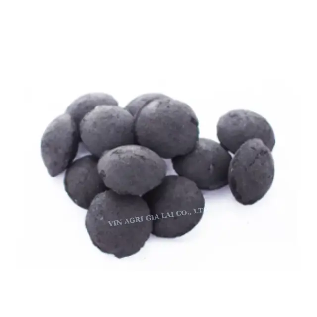 Environmental Friendly Shell Pillow Shape Briquette BBQ Charcoal Long Burning Time Does Not leave Dust Barbecue Coal