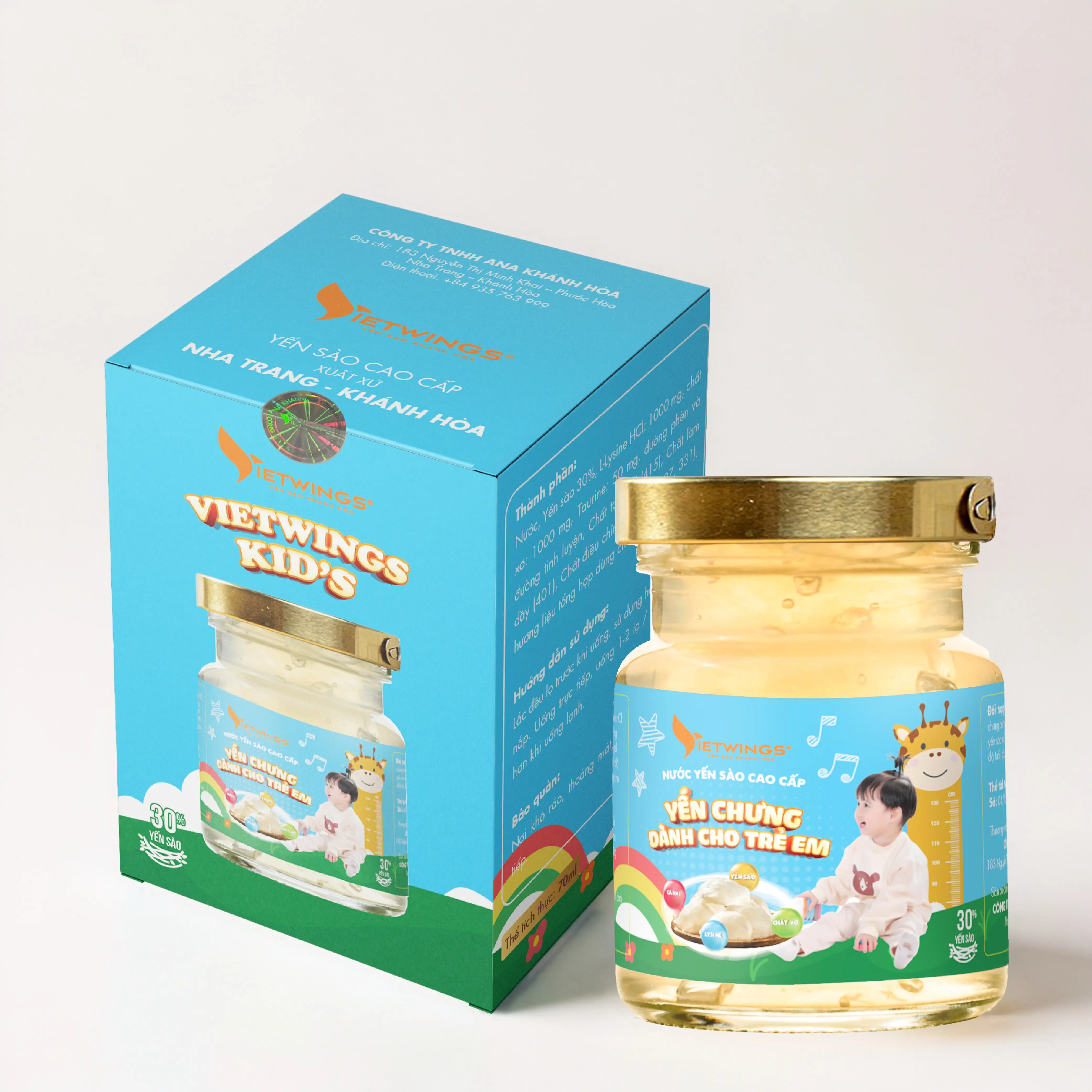 Prime Drinks für Kinder Vietnam Bird Nest Drinks 70ml/Glas Verpackung Export bereit Lebensmittel Getränke Keine Konservierung stoffe