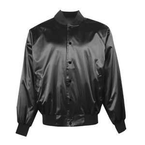 New Wholesale 2025 Satin <strong>Jacket</strong> for Men's Windproof and Water Resistant Bomber Style Red Satin <strong>jacket</strong> for men - Product Image 1