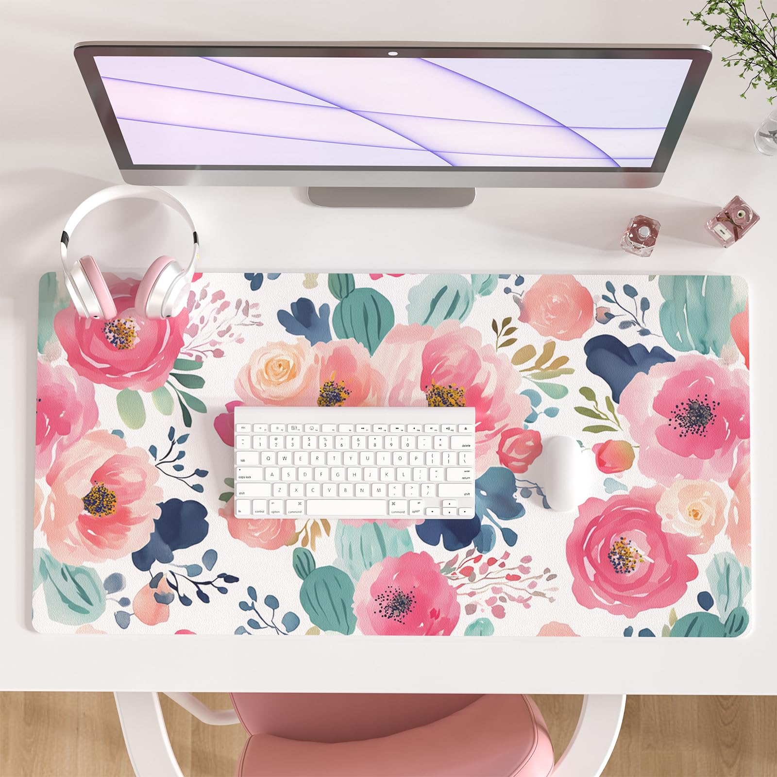 Watercolor Pink Flower