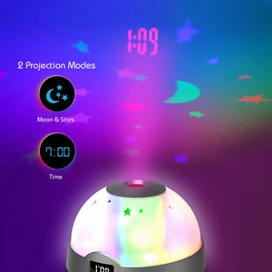 7 Color Changing Led Digital Projector Alarm Clock With <strong>Time</strong> Display Easy to Set Multi-color Night <strong>Light</strong> - Product Image 4