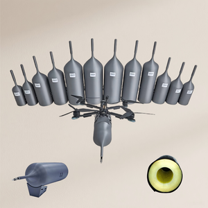 Knofc FPV Drone Sợi Tự Do Drone Với Bầu Trời Đơn Vị Và Mặt Đất Đơn Vị Dài Khoảng Cách FPV Drone 10/20/30/40/50/60Km - Product Image 1
