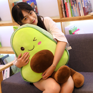 大きな快適なコットン生地アボカドぬいぐるみソフトクマ枕おもちゃ椅子またはソファ女の子と子供のためのギフト