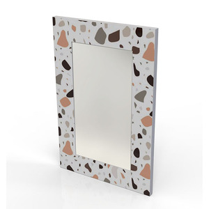 Espejo colgante Rectangular Multicolor elegante decorativo para sala de estar, espejo decorativo, espejo colgante montado en la pared - Product Image 1