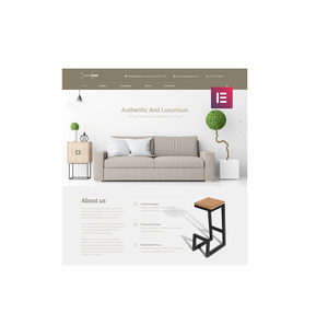 Easy to Use Custom Web <strong>Design</strong> Online Furniture <strong>Website</strong> <strong>Design</strong> Web Development for Online Shopping Use - Product Image 1
