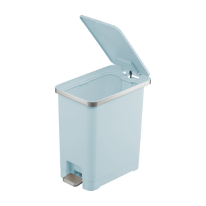 ヒロハナ10L長方形PPプラスチックステップビンバルク廃棄物フットペダル付きホームキッチンオフィス用バスルーム用