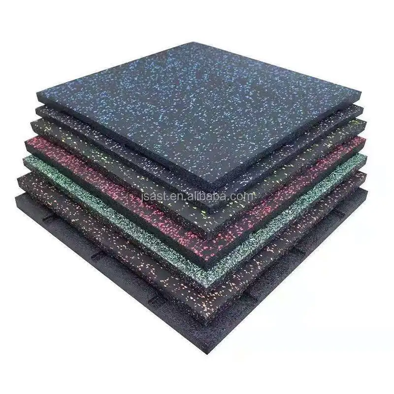 50*50*2.0cm di spessore tappetino in gomma da palestra tappetino sportivo in gomma antiscivolo cuscino antiurto tappetino antiurto