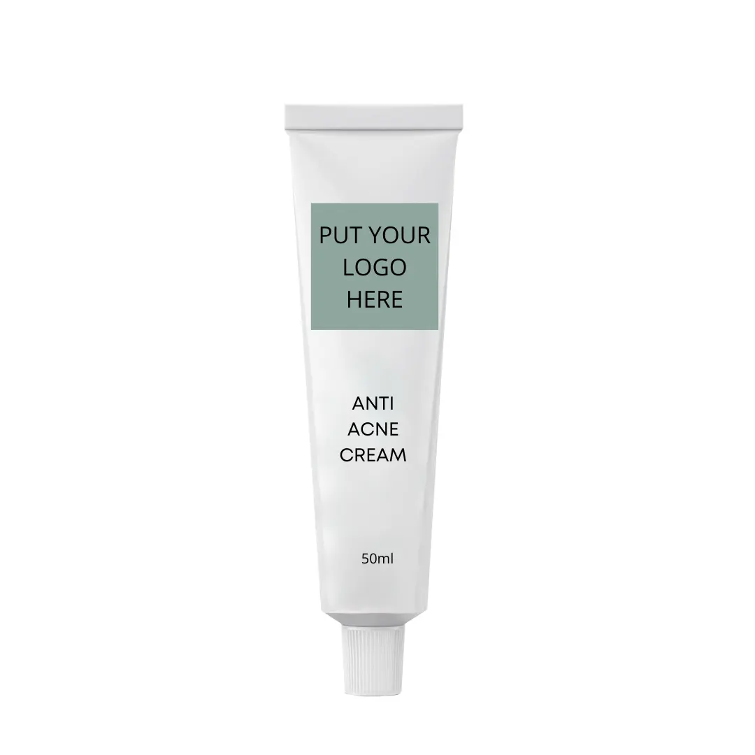 Etiqueta privada Proveedor de cosméticos italiano de alta calidad de crema Natural antiacné Crema antiacné para exportación