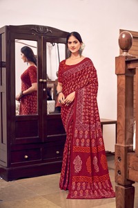 Sfisty לקנות טהור טהור saree עבור אישה עם גבולות zari אלגנטיות פוגש נוחות