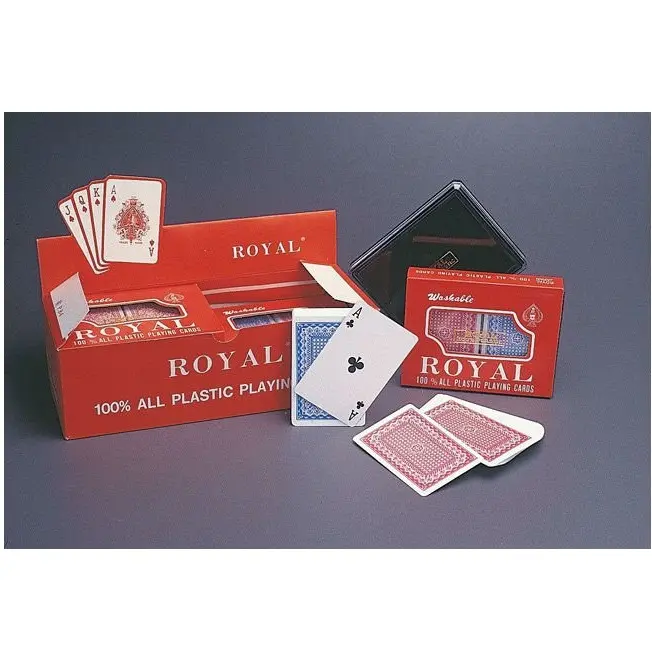 بطاقات ورقية مخصصة ترويجية رخيصة للبيع بالجملة بطاقات لعب بوكر مطبوع عليها شعارات مخصصة من المصنع