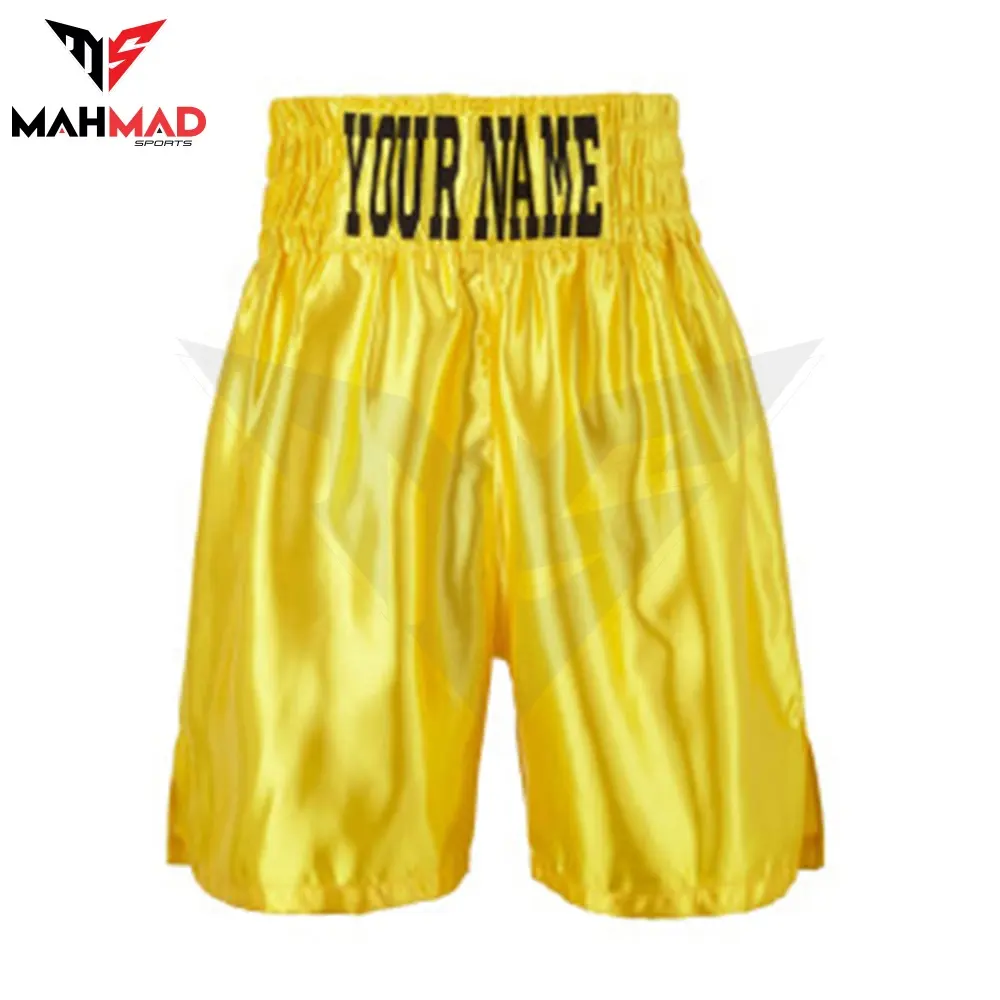 Shorts de boxe personalizado com seu nome e logotipo, shorts mma feito sob encomenda, para homens