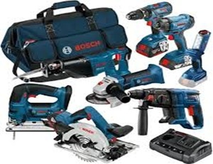 New <strong>BosChs</strong>_20V 6.0-Ah Li ion Cordless 15-Pieces Combo Kit &amp; bag - Product Image 1